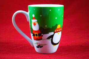 taza navidad verde lateral