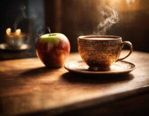 té y manzana